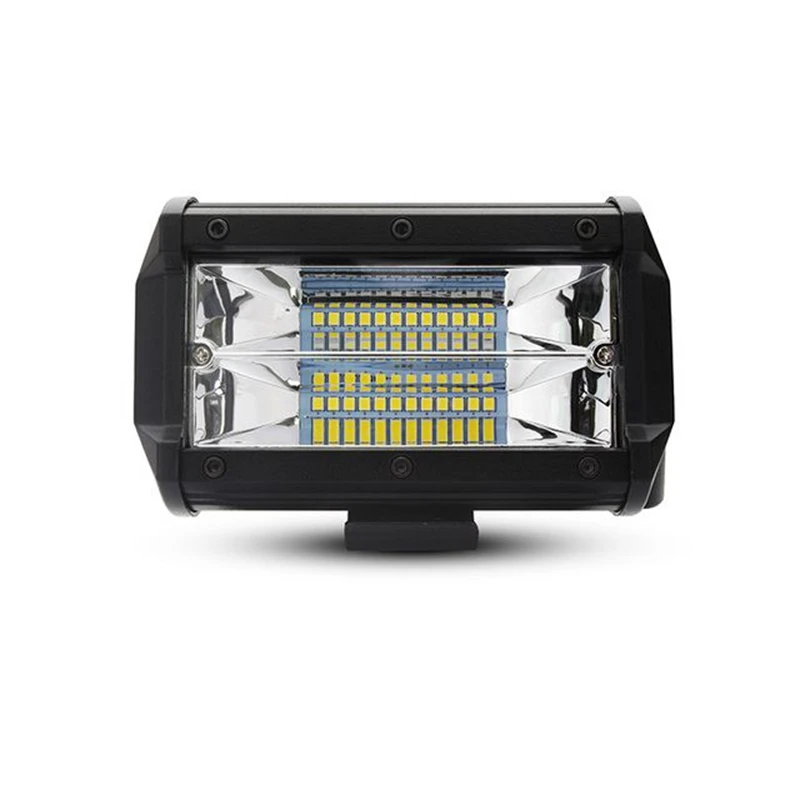 Купи 5 Inch LED 72w Work Light for Car 12V Double Row Off-Road Lights Overhaul Lamp Light Auto Parts Work Headlight 6000K 24V за 719 рублей в магазине AliExpress