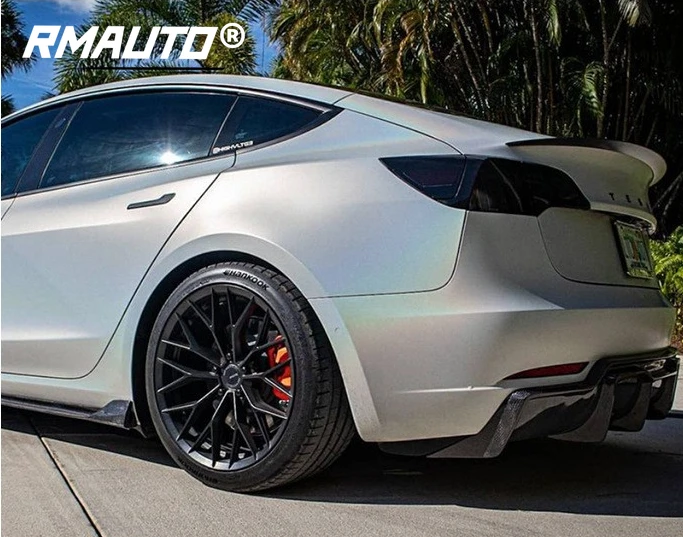 RMAUTO Автомобильный задний спойлер для багажника из углеродного волокна тип