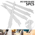 Сабельная ножовка 5 шт., Сабельная пила, ручная пила, многоцелевое лезвие для резки дерева, металла, ремонта, электроинструменты, аксессуары