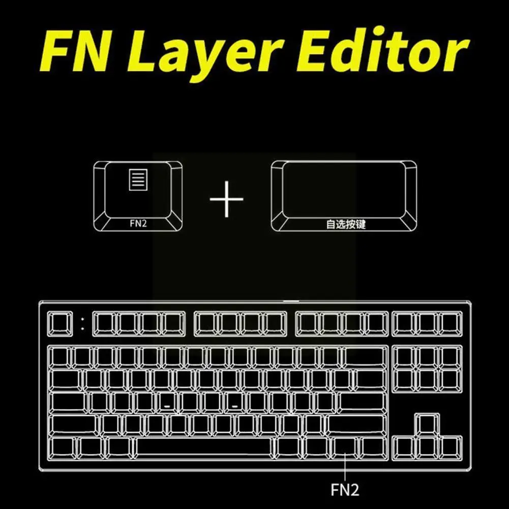 

Mk870 Single-mode Mechanical Board Customization Board Macro Axis Rgb Game Kit 87- Hot-plug Programming Diy O5m7