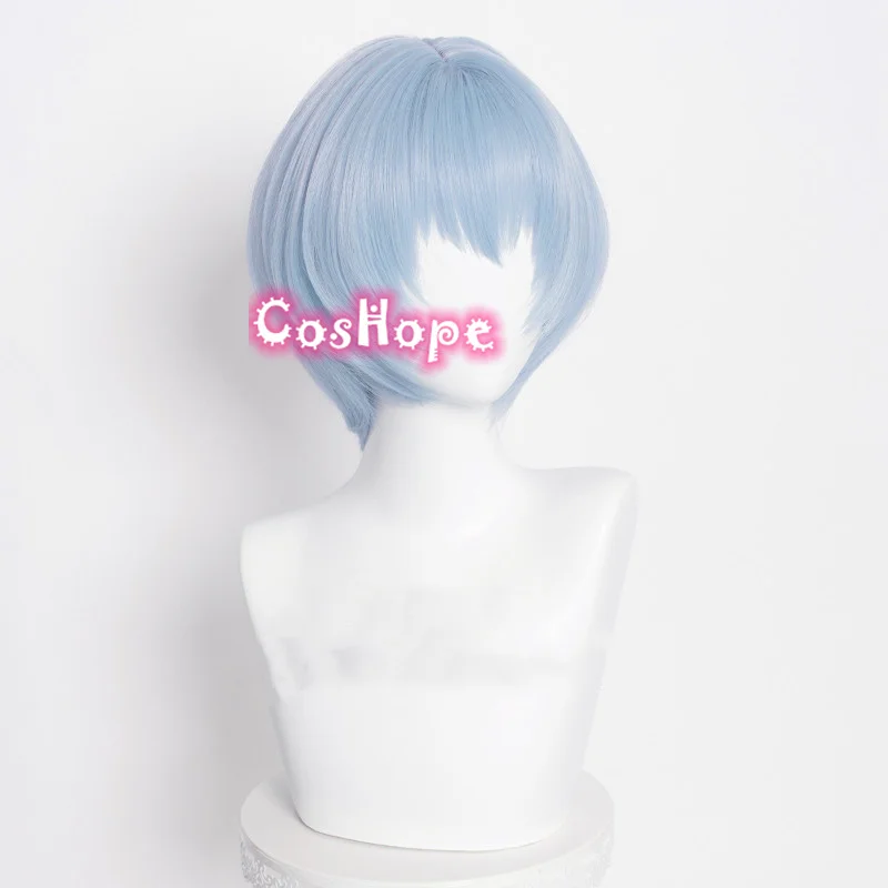 Рей Аянами Косплей EVA Женский 30 см короткий синий парик косплей аниме парики
