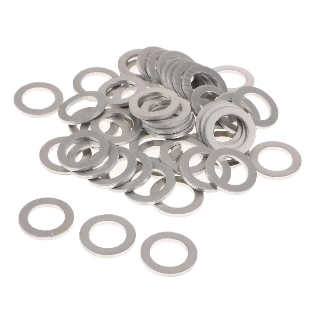 

50pcs 14mm Car Part Engine Oil Drain Plug Washer Gaskets for