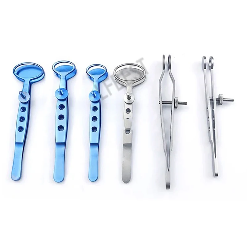 Ophthalmic Tweezer Chalazion Forceps Stainless Steel/ Titanium Alloy Ophthalmic Instrument