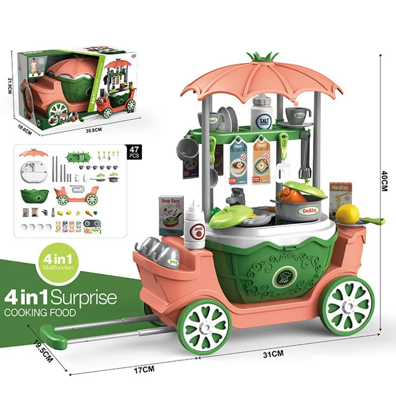 

Детская кухня «сделай сам», игрушка для девочки, детская имитация готовки, кухня, обеденный стол, семейный набор, имитация кухни, принцесса, ...