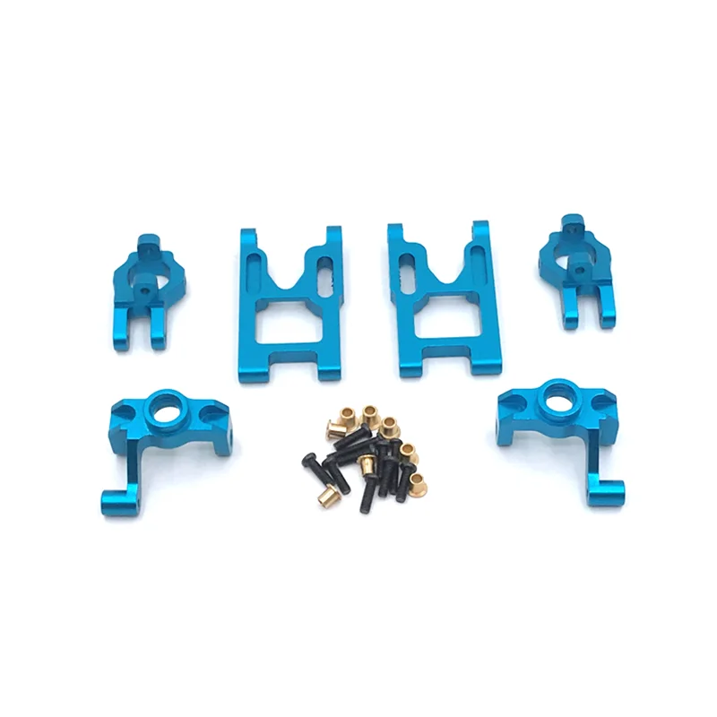 

Детали для автомобиля WLtoys 1/12 12423 12428 Φ Q39 RC, металлическая модернизированная рулевая чаша, комплект передних поворотных рычагов