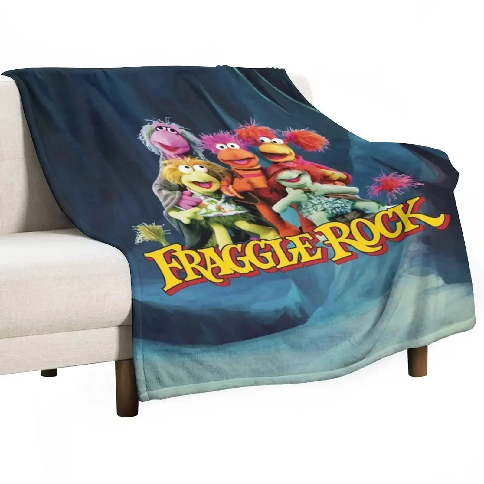 Fraggle Rock - Персонажи пещера Одеяло Роскошные летние постельные принадлежности