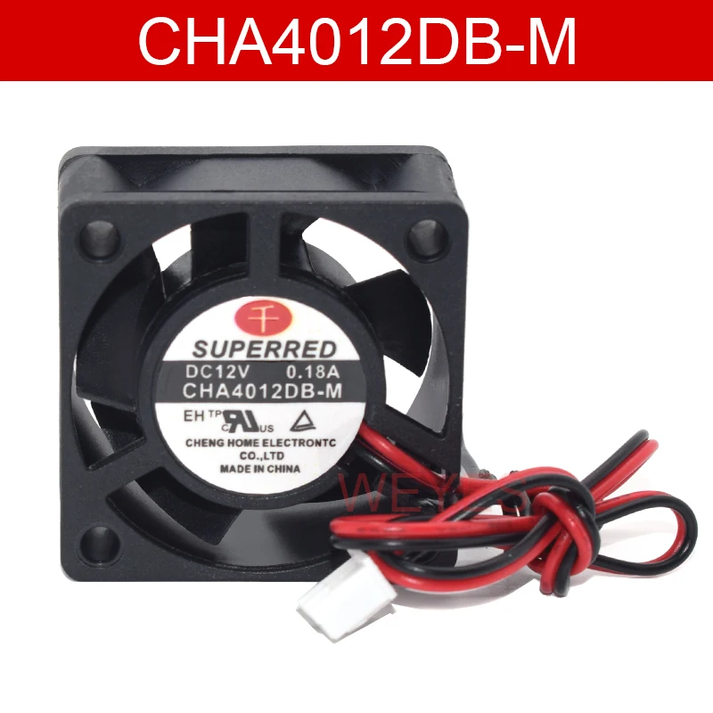 Охлаждающий вентилятор для сервера Superred CHA4012DB-M DC 12 В, 0,18 А, 40x40x20 мм