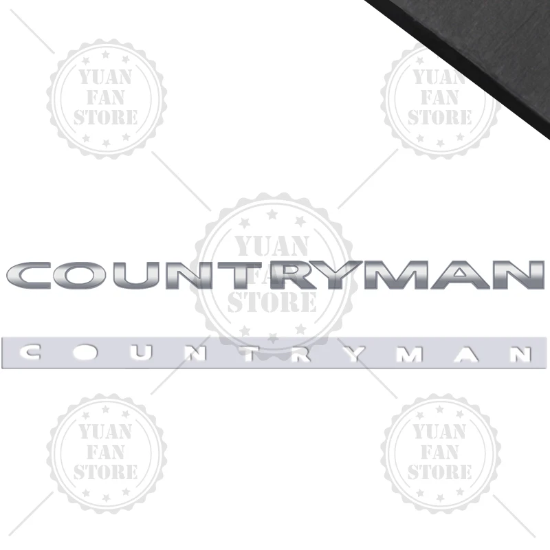 1 шт. металлическая буква для Countryman Clubman MINI Cooper S 3D эмблема наклейки на задний багажник автомобиля надпись значок авто аксессуары Стайлинг