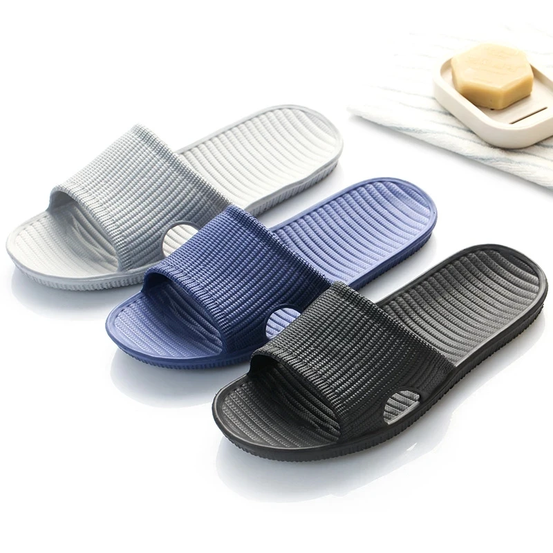 

2023 Men Indoor Slippers Floor Flat Shoes Indoor Eva Flip Flops Man Woman Non-slip Bathroom Home Slippers
