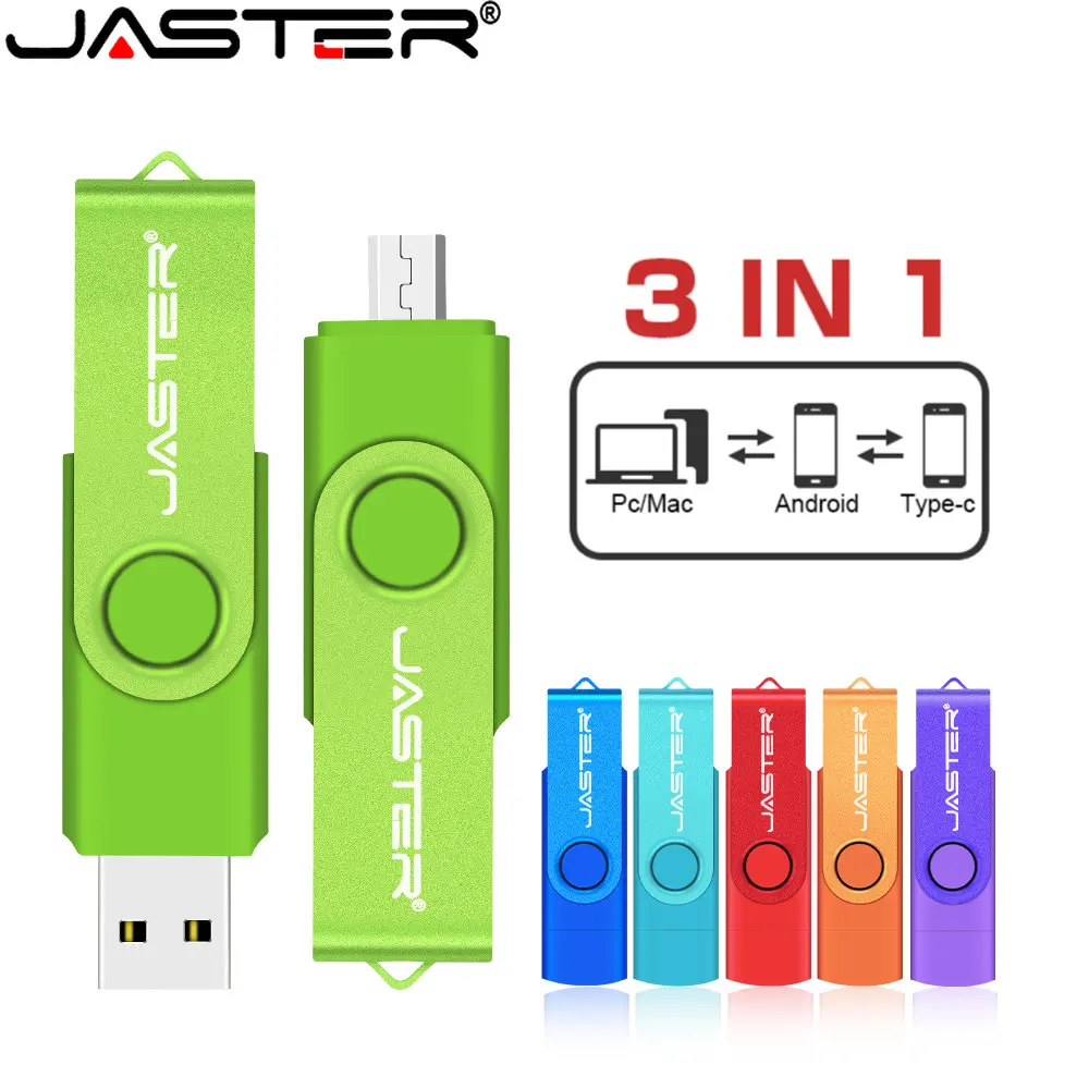 

USB-флеш-накопитель JASTER с бесплатным логотипом на заказ, 128 ГБ, USB 2,0 OTG, флеш-накопитель 64 ГБ, 32 ГБ, 16 ГБ, поворотный USB-накопитель, 8 ГБ, черный креативный подарок
