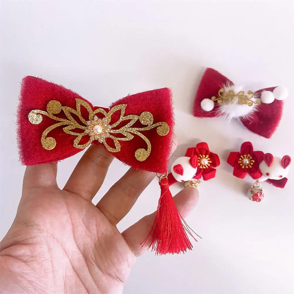 

Обруч для волос, простой в хранении аксессуар для волос, новый год, обруч для волос с красной рыбой