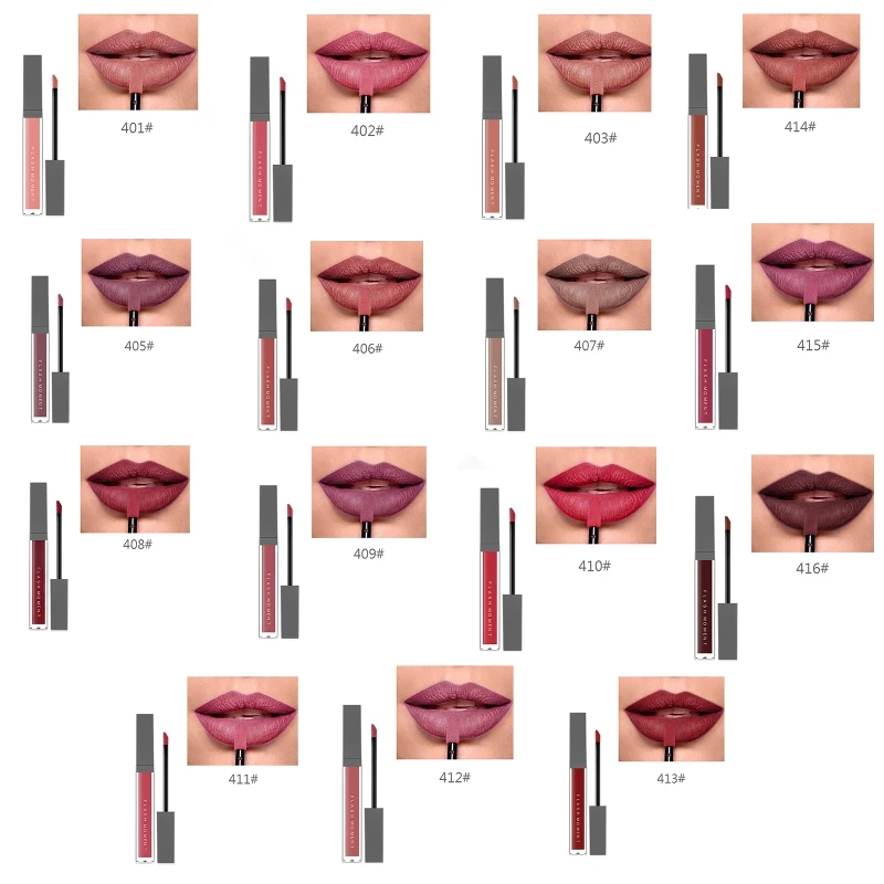 

Matte Liquid Lipstick Lip Glaze Long-lasting Waterproof Non-Stick Cup Lipgloss