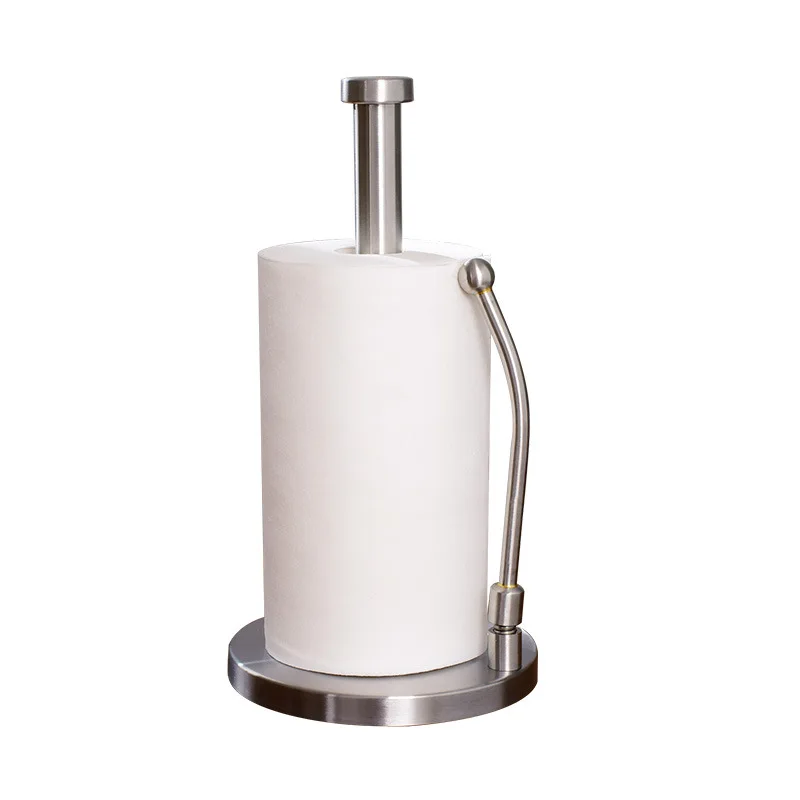 

Desktop Vertical Paper Holder Kitchen Napkins Stand Rack Toilet Towel Tissue Dispenser Bathroom WY81105
