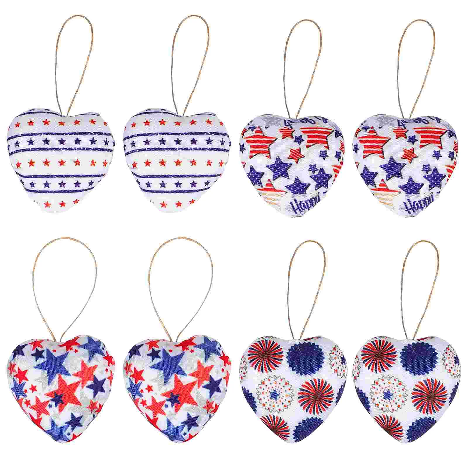 

Day Independence Ornaments July 4Thpatriotic Party Hanging Veterans Decoration Decorations Gifts Star Pendant America Decors