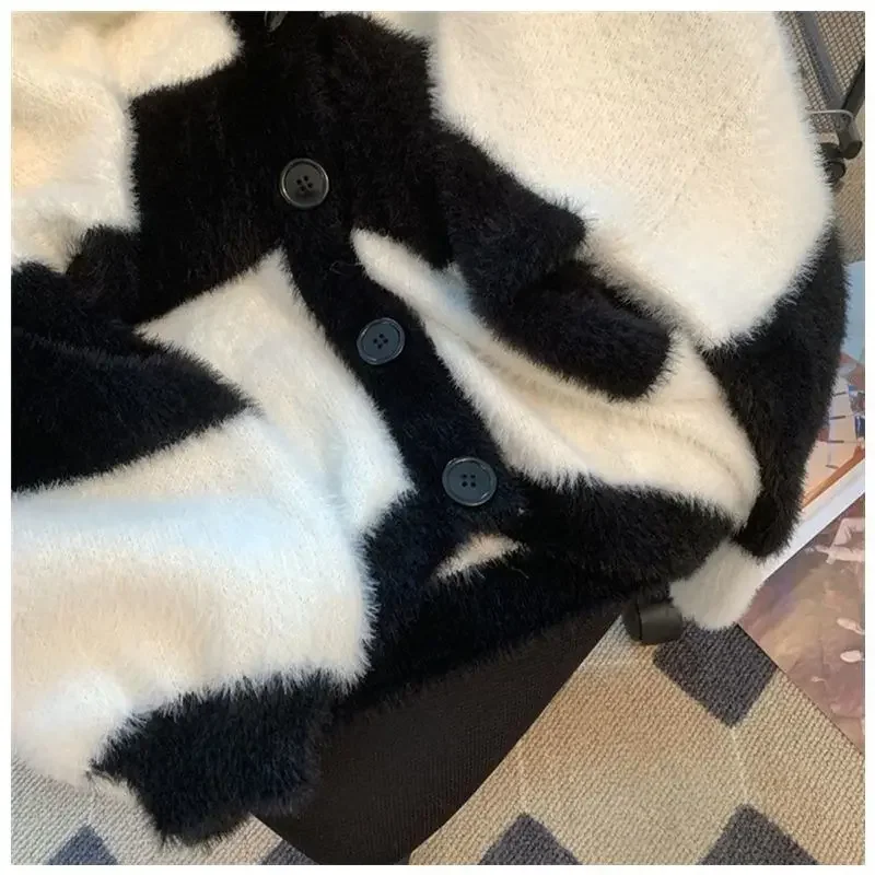 Водонепроницаемый женский кардиган в стиле Idle топ с v-образным вырезом мягкие