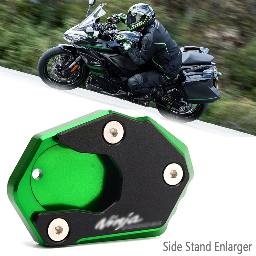 

For Kawasaki NINJA 1000 SX 2020 2021 Motorcycle CNC Kickstand Foot Side Stand Extension Pad Support Enlarge Plate