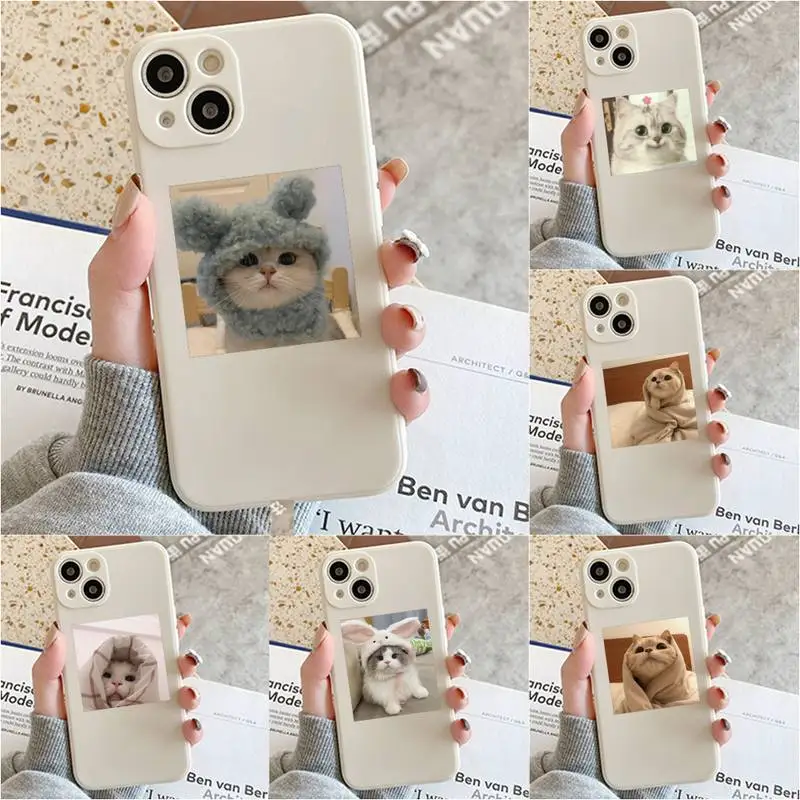 

Baby Cat Phone Case For Iphone 7 8 Plus X Xr Xs 11 12 13 Se2020 Mini Mobile Iphones 14 Pro Max Case