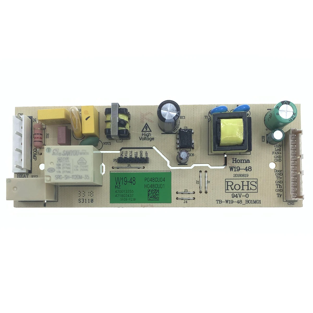 

Homa W19-48 Magic Chef Refrigerator / Fridge Main PCB Power Control Board for HMDR1000BE HMDR1000WE