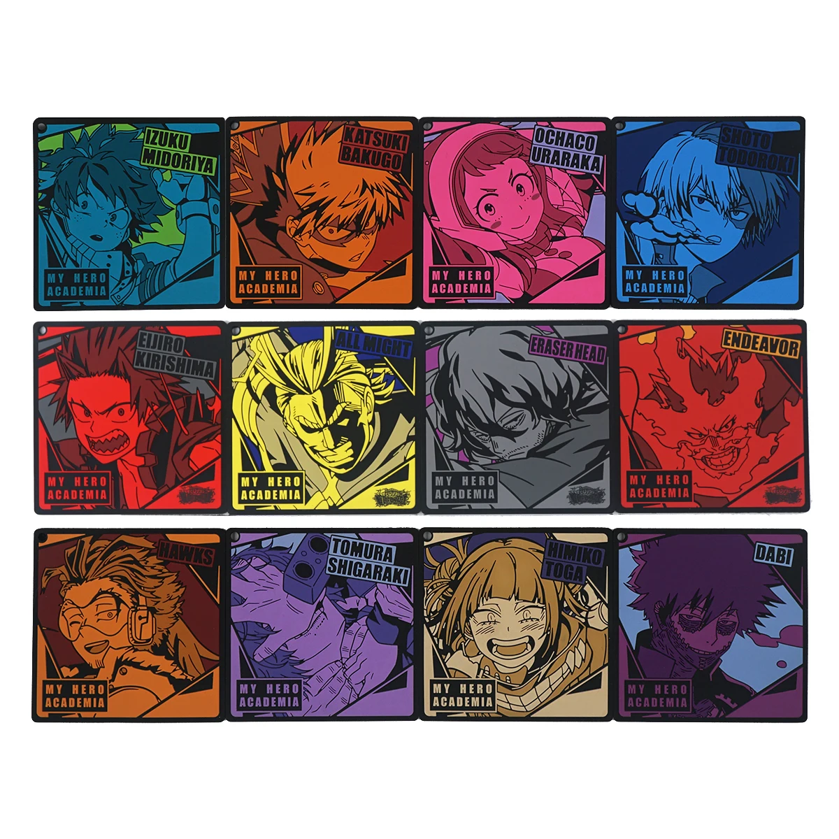 Мой герой Академия Аниме Boku No Endeavor Bakugou Eijiro Hawks Shigaraki Himito Aizawa Shota Dabi всевозможный резиновый брелок