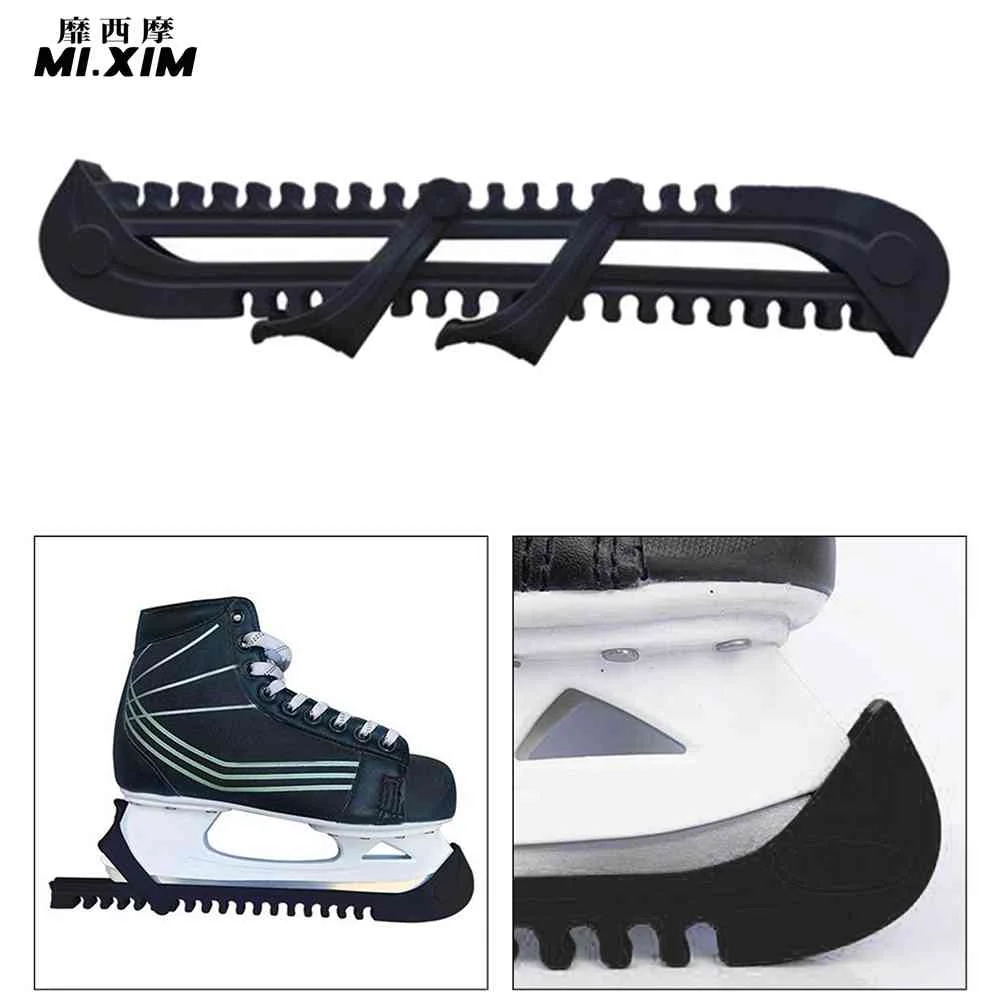 

Plastic Blade Walking Covers Protection Adjustable Universal Ice Knife Blade Protector Sleeve Non-Slip Wear-Resistant for Hockey