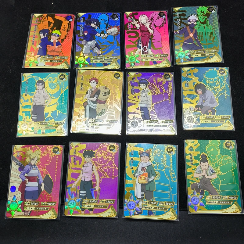 Карты Naruto ZR Hinata Kakashi Sasuke teмари все наборы игра TCG коллекционная карта поклонник