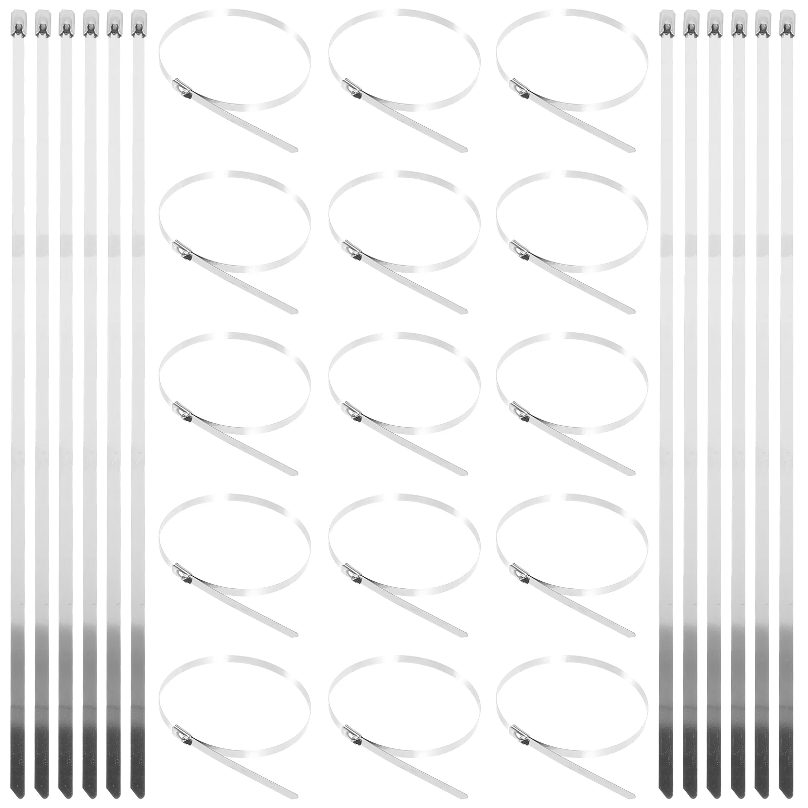 

Chicken Wire Metal Zip Ties Heavy Duty Stainless Steel Outdoor Chain Link Fence Slats Strap