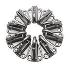 10 шт., нержавеющая сталь 316, пружинный крюк, защелкивающийся крючок, крепится веревка, лодка, парус, буксир, корабельная лодка, морское оборудование