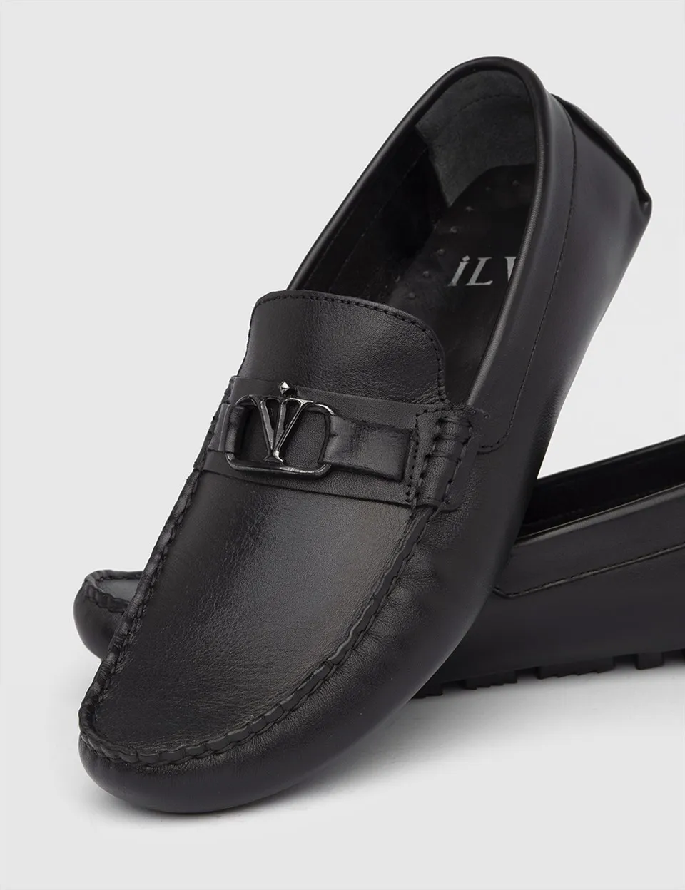 

ILVi-натуральная кожа ручной работы Svaneke старинные черные кожаные мужские мокасины мужская обувь 2022 весна/лето