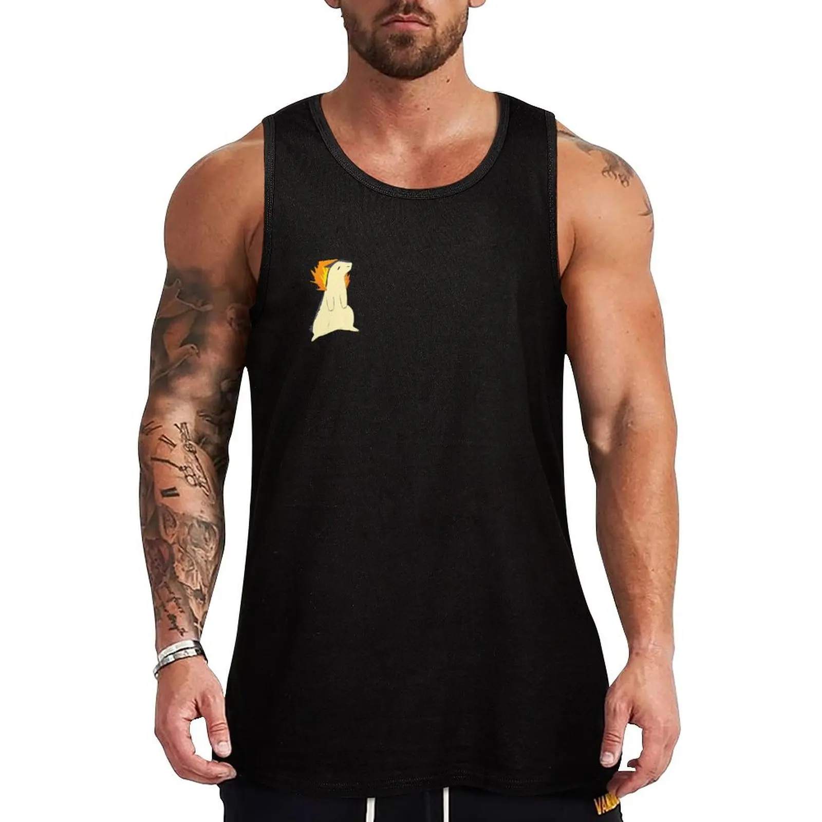 scribble typhlosion Tank Top Body man Мужская одежда спортивная мужской жилет для мужчин