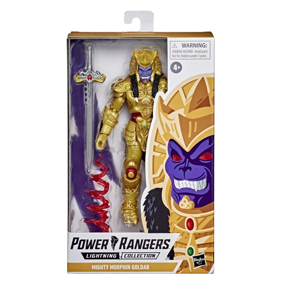 Фото Коллекция молний Power Rangers Mighty Morphin Goldar, 6-дюймовая Коллекционная фигурка премиум-класса, игрушка в подарок №5