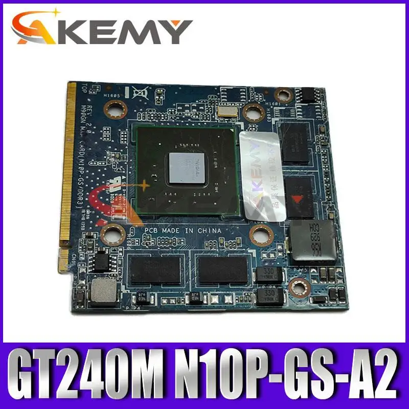 

GT 240M GT240M N10P-GS-A2 1GB DDR3 VGA Graphic Video Card For ASUS M90GN C90P C90S M60J