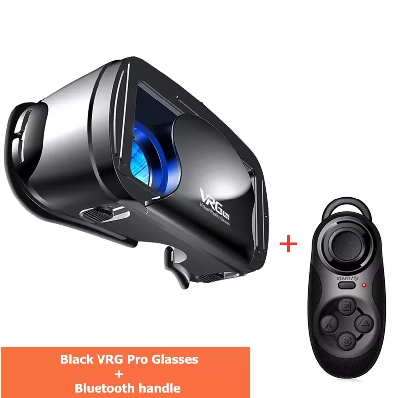 

Pro Glasses VR Virtual Reality Smart 3D Glasses, With Headset Handle Models, Suitable For 5.0-7.0 Inch Smart Phones