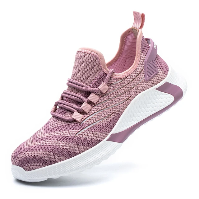 Safety Shoes Women Steel Toe Sneakers 
