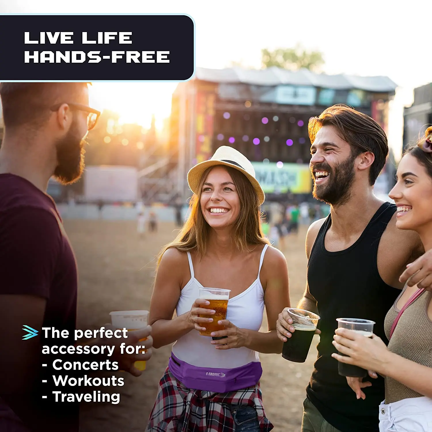 Women's and Men's Running Belts - Money Belts & Running Belt Bags, Phone Holders, Money & Keys - Outdoor Sports, Travel