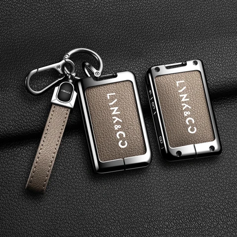 Чехол для автомобильного ключа из цинкового сплава подходит для LYNK & CO LYNK CO 01 03 05 06 09 2024 2025, защитный чехол для автомобильного ключа с дистанционным управлением