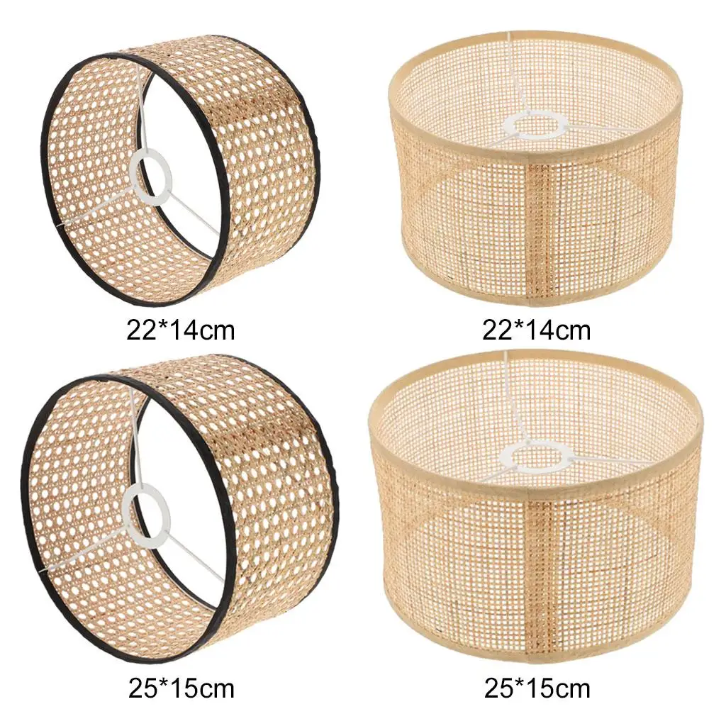 

Table Lamp Shade Lamp Decor Natural Rustic Style Rattan Weaving Home Decoration for Home Corridor Teahouse