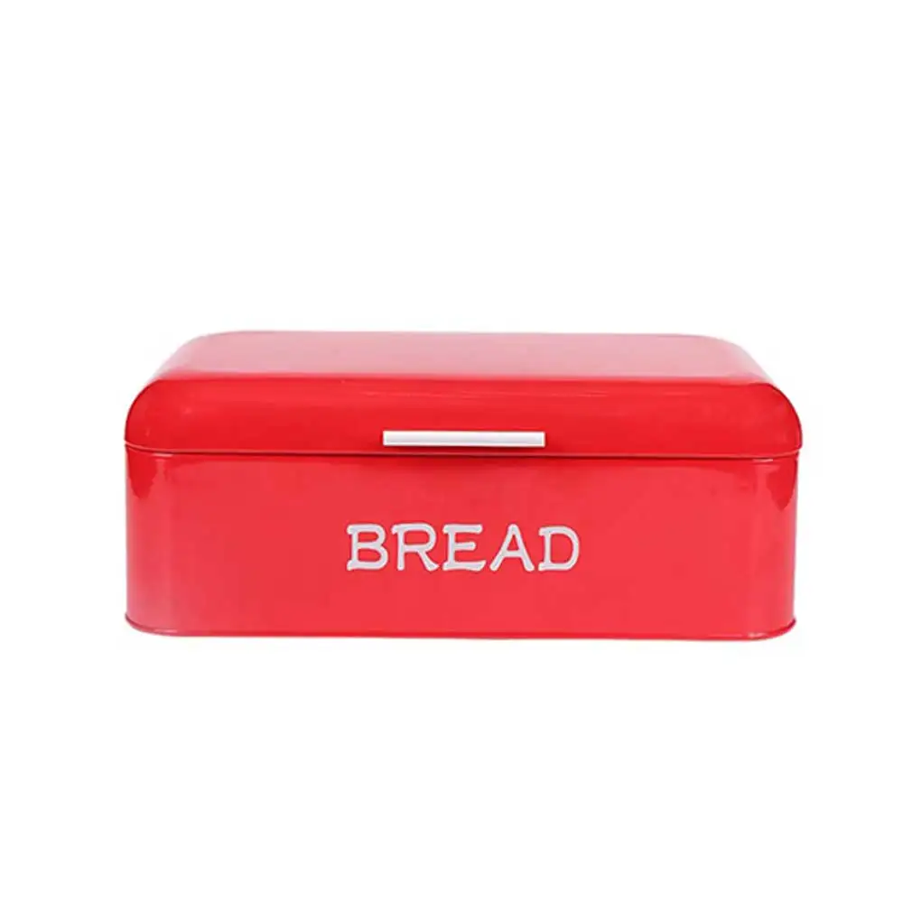 

Bread Box Iron Bin Cookies Dessert Pastries Container Organizer Multi Function Cosmetic Storage Holder Kitchen Supplies