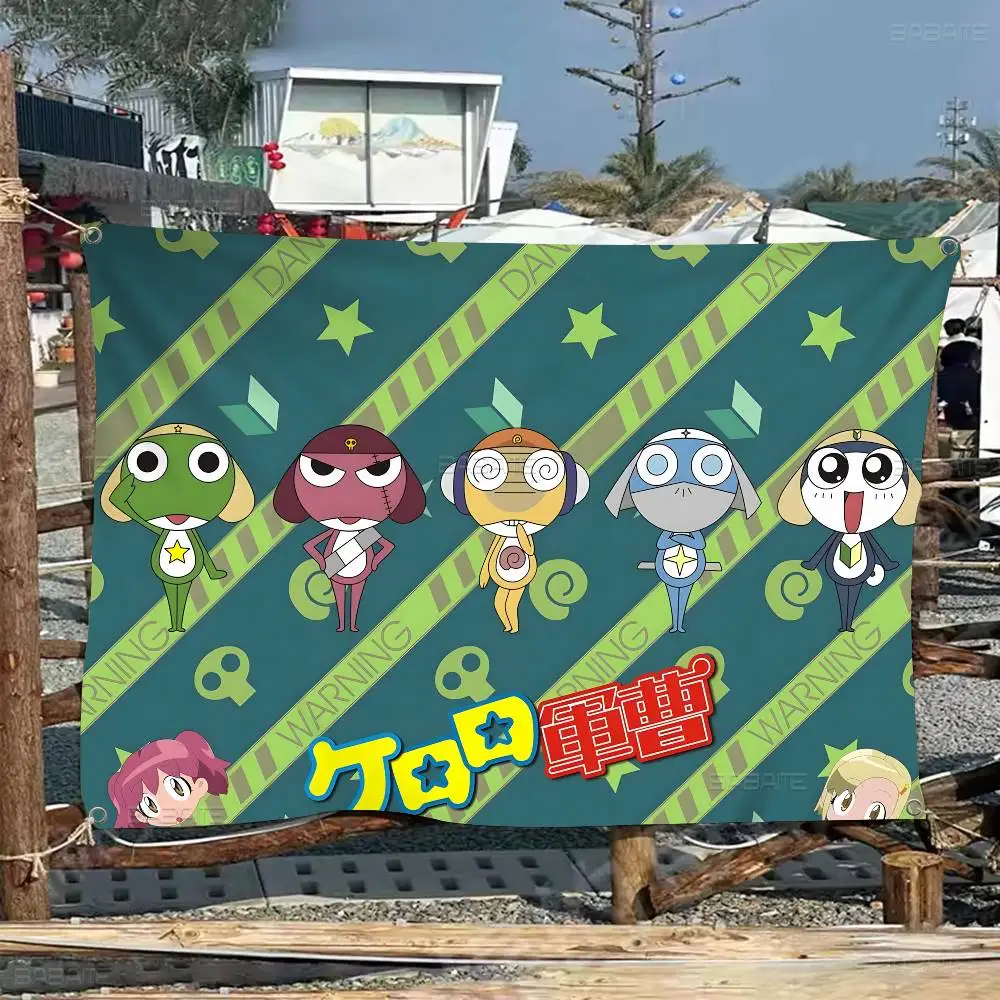 Фото Аниме-флаг K-Keroro Gunsou с лягушкой в стиле INS для украшения уличных вечеринок и создания атмосферы №4