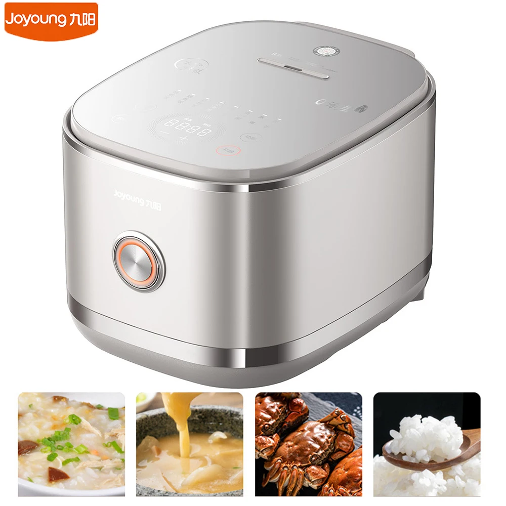 

Joyoung 40N1 Rice Cooker No Teflon Coating Stainless Steel 4L Health Liner Rice Cooking Pot 24H Pre-Set Timing Multi Cooker