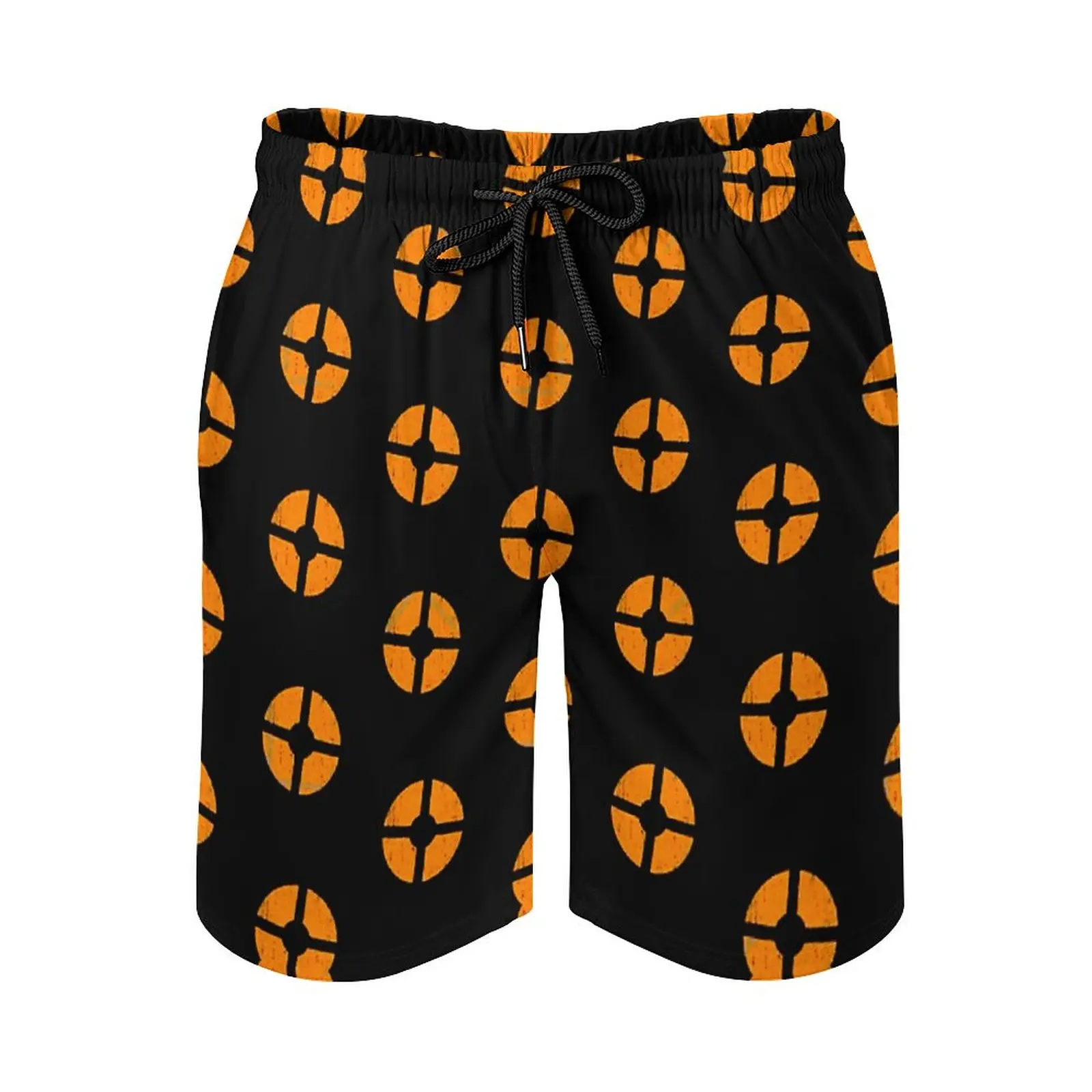 

Fortress of Team Symbol Anime CausalTop Quality Adjustable Drawstring Breathable Quick Dry Men's Beach ShortsSports Loose Elasti