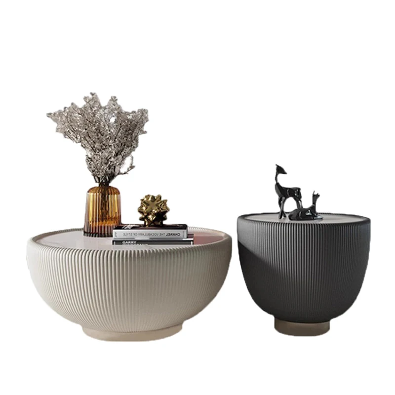 Роскошный креативный журнальный столик современная гостиная белый