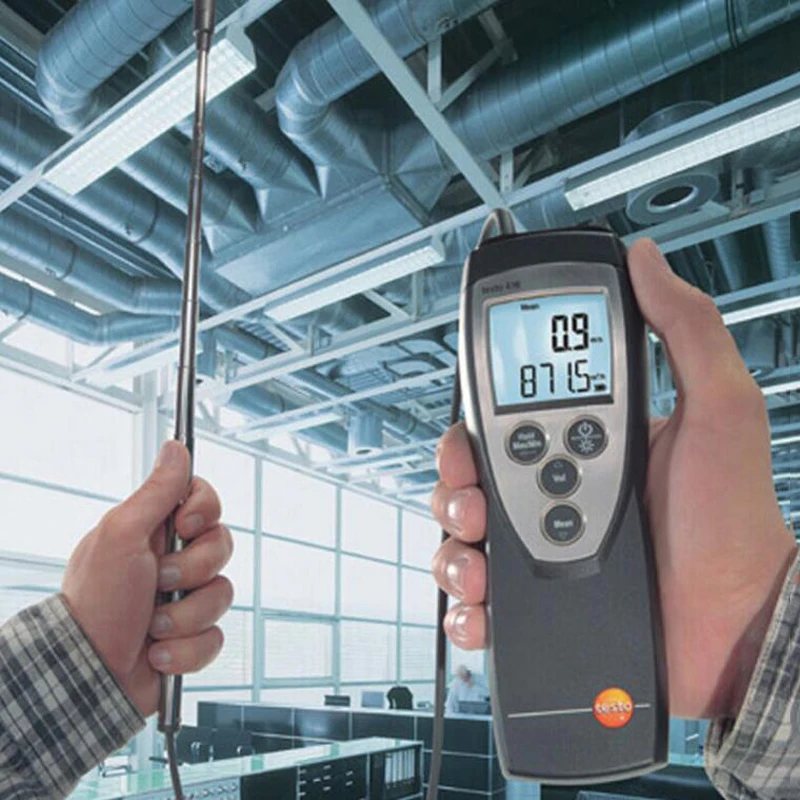 Фото Testo 416 Анемометр Измеритель скорости воздуха Анемограф Флюгер Анемометр №5