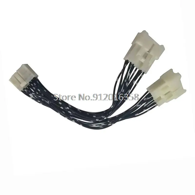 

(5 + 7) Автомобильный сплиттер CD MP3 плеера/Y удержание кабеля Y-образный жгут кабеля подходит для разъема Toyota (5 + 7)