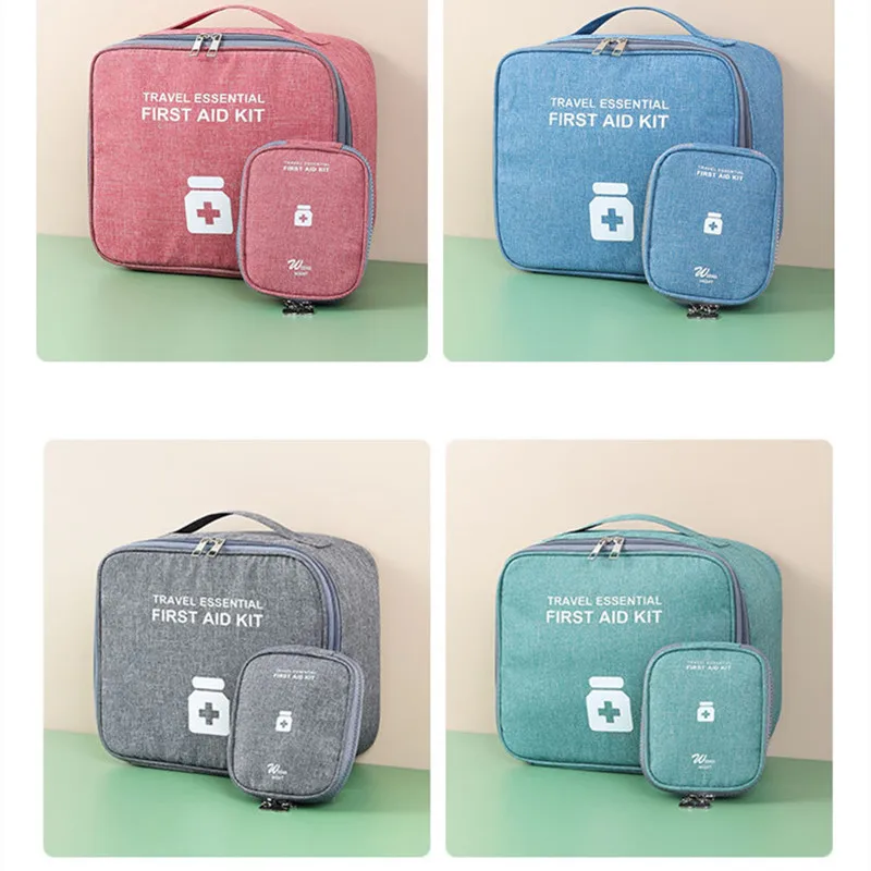 

Travel Storage Emergency Bag Household First Aid Kit Medicine Boxes Classification Portable Medicine Storage Bags First Aid Bags