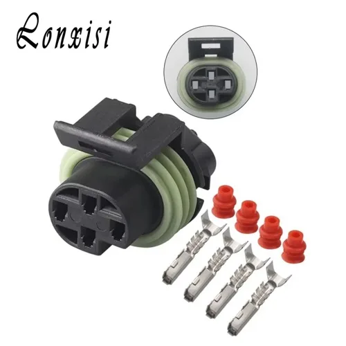 1/5/10/20/50 комплектов, 4-контактный пакет Metri, 150 герметичный автоматический водонепроницаемый гнездовой разъем 12065298, электрическая вилка датчика кислорода