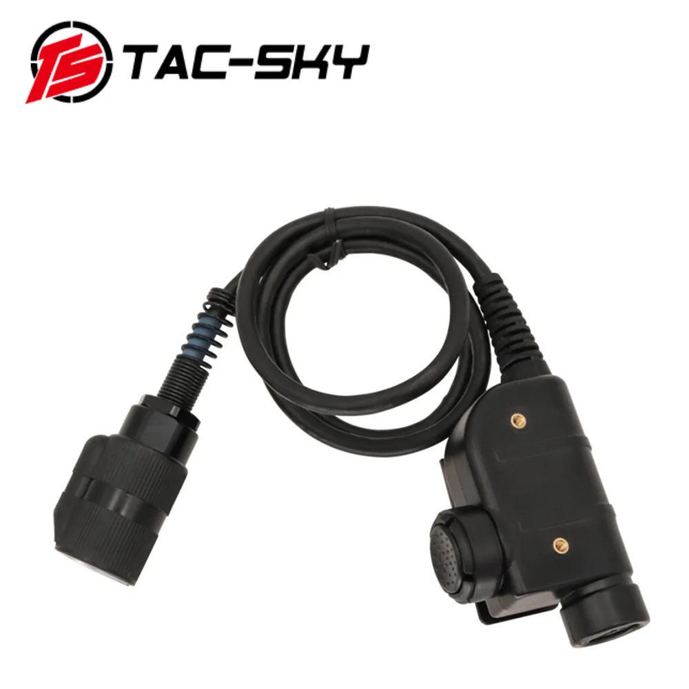 TAC-SKY Tactical  PTT AN/PRC 148 152 6-Pin  SILYNX PTT Adapter Compatible with Tactical Hunting Shooting COMTAC SORDIN Headset