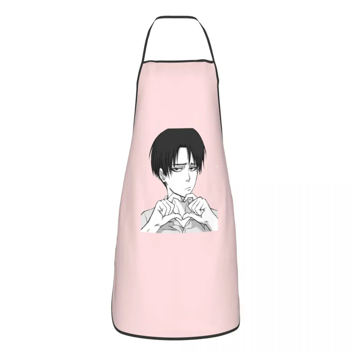 

Levi Attack On Titan Anime Apron Cuisine Cooking Baking Painting Shingeki No Kyojin Aprons Cafe Waterproof Tablier for Men Women