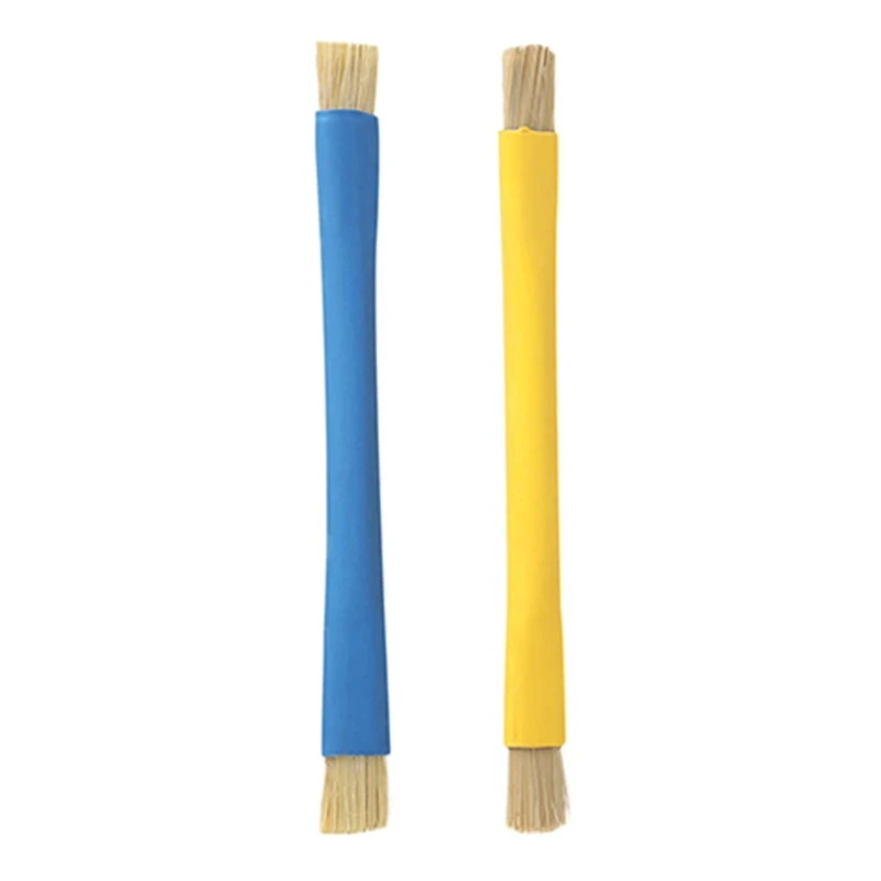

Practical Double Head Cleaning Brush Handheld Anti-Static Brush Insulation Hard Brush for IC Chip Motherboard Computer