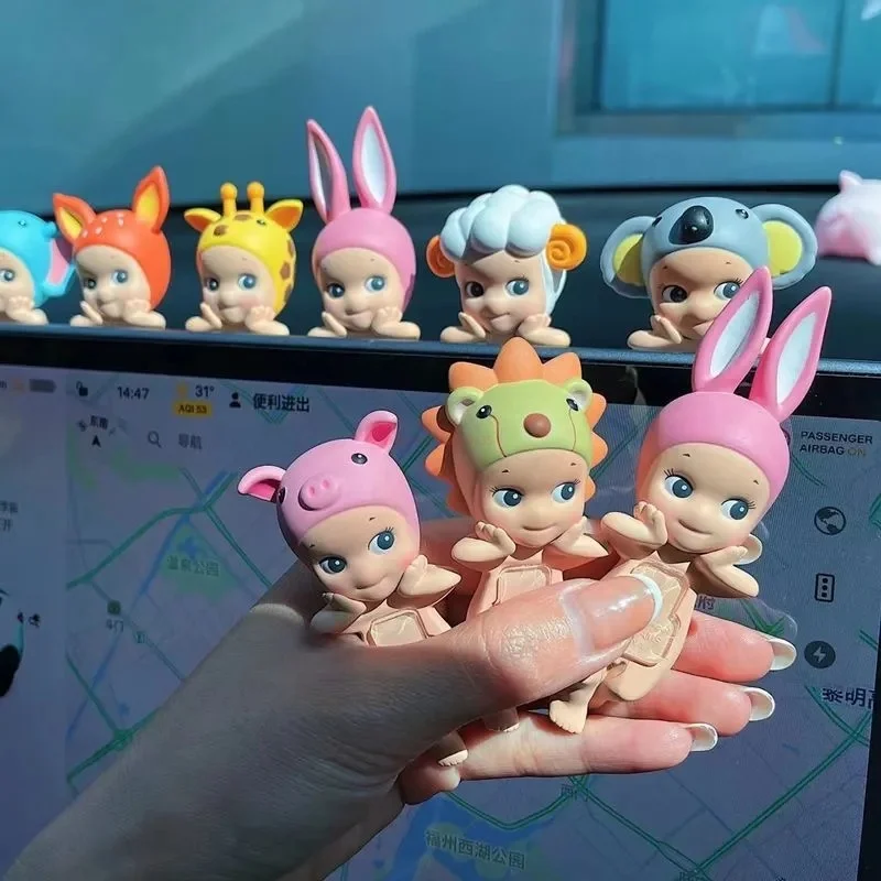 

Kawaii Sonny Angel Lying Down Hippers Series Blind Box Action Anime Figure Kawaii Mystery Box Model Doll Decoration Girl Gift