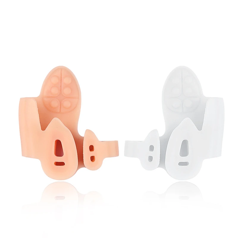 

2pieces=1pair Silicone Thumb Valgus Corrector Relief Pain Foot Bone Bunion Adjuster Foot Care Pads Big Toe Separator Protector